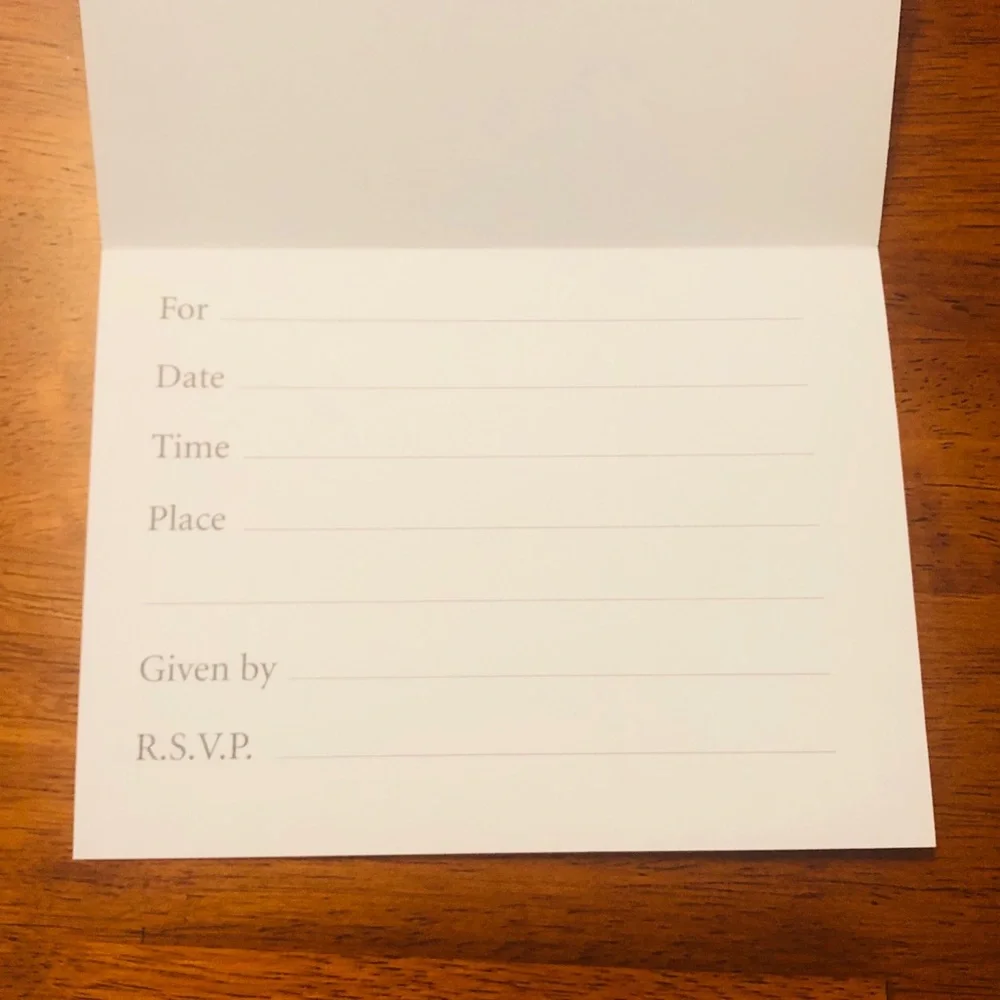 You're Invited Cream Party Invitation Cards